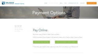 Pay Online — MyRelianceBill - Resident Portal for Reliance Utility ...