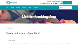 Reliance Bank App - Unity Bank