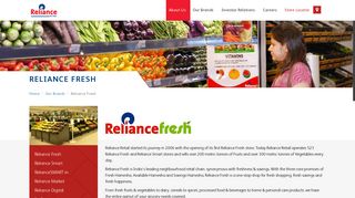 Reliance Fresh - Reliance Retail