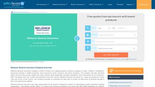 Reliance General Insurance Co Ltd | Reliance Policy - Online