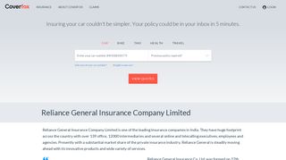 Reliance General Insurance Company LTD | Renew Reliance Policy ...