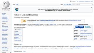 Reliance General Insurance - Wikipedia