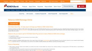 Reliance Gsm Online Recharge - Online Reliance Gsm Prepaid ...