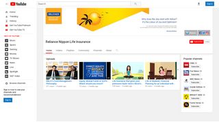 Reliance Nippon Life Insurance - YouTube