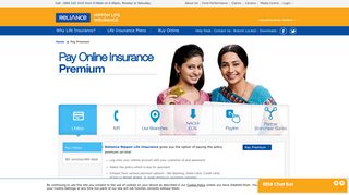 Pay Life Insurance Premium Online - Reliance Life