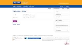 Online Payment - Reliance Nippon Life Insurance - Reliance Life ...