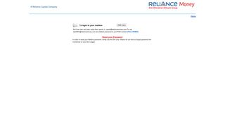 Reliance Money Mail
