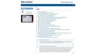 FAQs - Reliance Mutual Fund