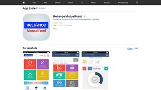 Reliance MutualFund on the App Store - iTunes - Apple