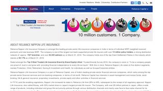 Reliance Nippon Life Insurance - Reliance Capital