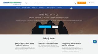 Partner With Us | Reliancesmartmoney.com - Reliance Securities