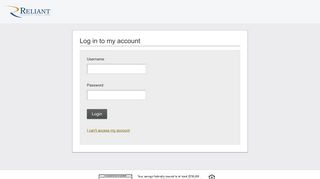 Reliant Community Federal Credit Union | Login