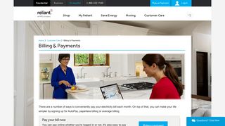 Billing & Payments - Reliant Energy