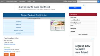 Reliant Federal Credit Union - Casper, WY - Credit Unions Online
