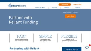 Partner With Reliant Funding | Let's Work Together