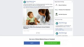 Just log into to MyChart, click on... - Reliant Medical Group | Facebook