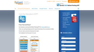 Get the Resident APP - Reliant Parking
