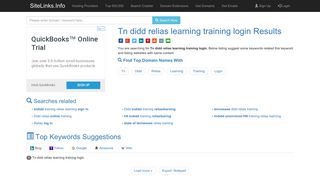 Tn didd relias learning training login Results For Websites Listing