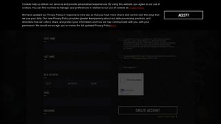 signing up for a Relic account - RelicLink Account - Relic Entertainment