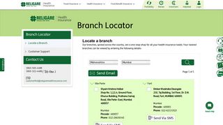 Branch Locator | Religare