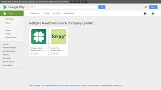 Android Apps by Religare Health Insurance Company Limited on ...