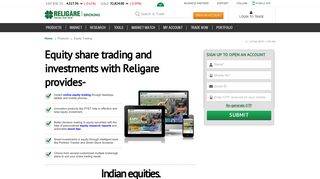 Online Equity Trading in India - Religare Online