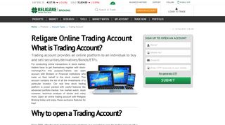 What is a Trading Account & How to Open Trading ... - Religare Online