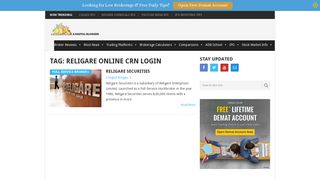 religare online crn login Archives | A Digital Blogger