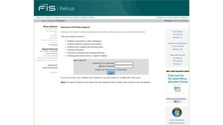 Support - FIS Relius