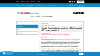 Telular Completes Acquisition of Reltima and GPS North America ...