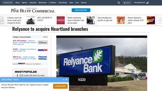 Relyance to acquire Heartland branches - News - Pine Bluff ...
