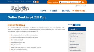 RelyOn Credit Union - Online Banking & Bill Pay