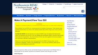 Make a Payment/View Your Bill | Northeastern REMC