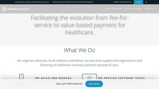 Remedy Partners – The episodes of care company