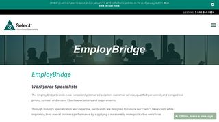EmployBridge | Select Staffing