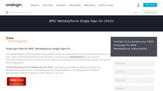 BMC Remedyforce Single Sign On (SSO) - Active Directory Integration ...