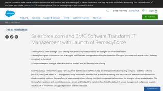 RemedyForce - Salesforce.com