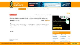 Remember me next time in login control in asp.net - CodeProject