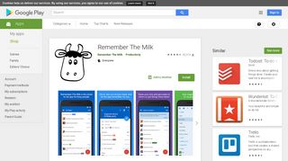 Remember The Milk - Apps on Google Play