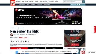 Remember the Milk Review & Rating | PCMag.com
