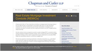 Real Estate Mortgage Investment Conduits (REMICs): Chapman and ...