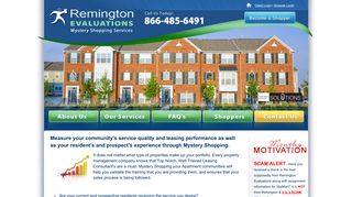 Apartment Mystery Shopping Remington Evaluations