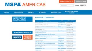 MSPA Americas - Member Companies