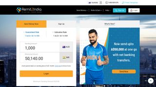 Send Money to India from Australia | Transfer Money to ... - Remit2India