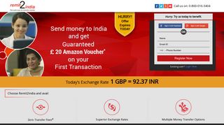 Send Money to India | Money Transfer to India from UK - Remit2India