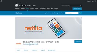 Remita Woocommerce Payment Plugin | WordPress.org