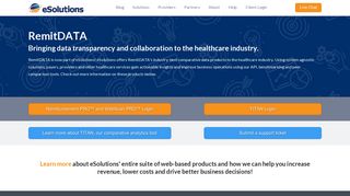 RemitDATA is now a part of eSolutions | Clearinghouse Services for ...