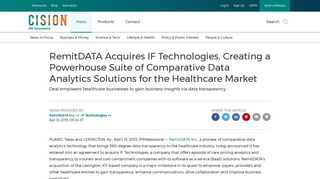 RemitDATA Acquires IF Technologies, Creating a Powerhouse Suite ...