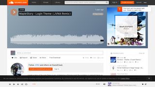 MapleStory - Login Theme (JVNA Remix) by JVNA | Free Listening on ...