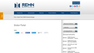 Broker Portal | REMN Wholesale Mortgage